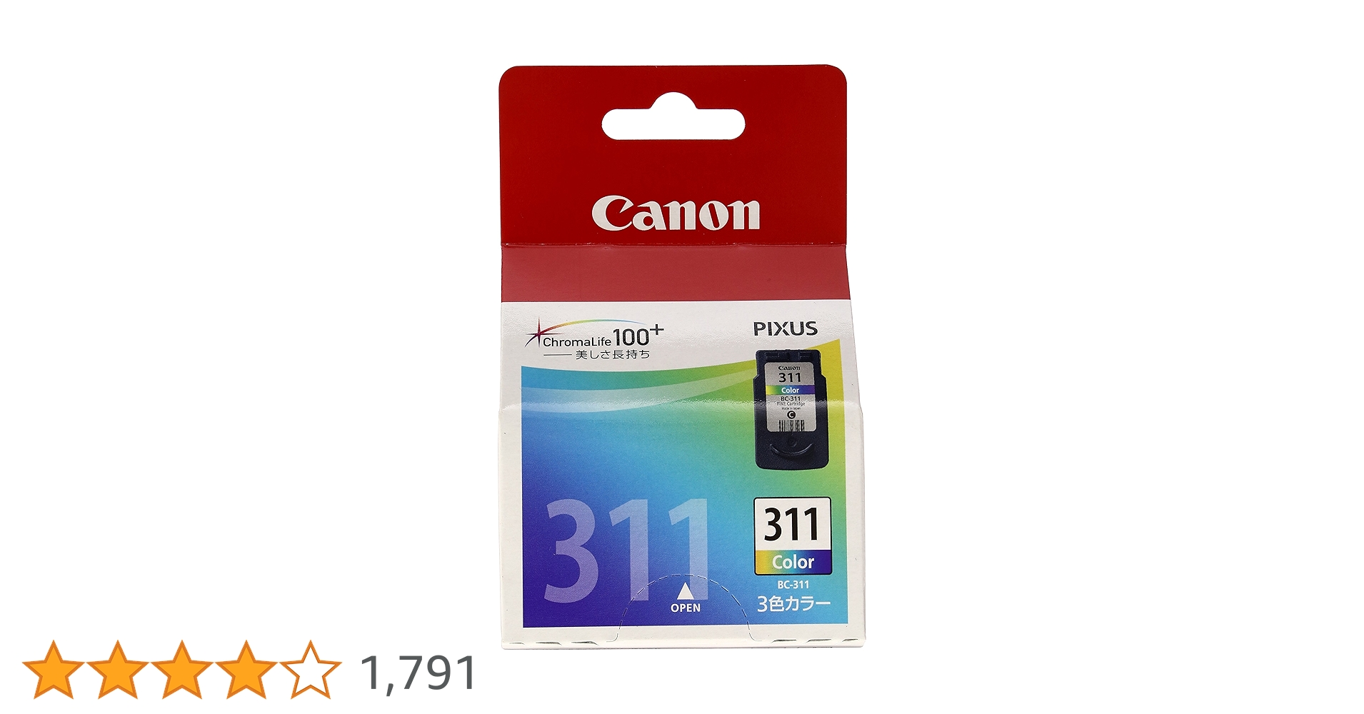 Amazon.co.jp: キヤノン 純正 インク カートリッジ BC-311 3色カラー